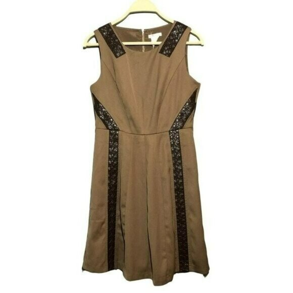 Anthropologie Esley Dress Sheath Size S Sleeveless Casual Workwear Swing Retro - Picture 1 of 12